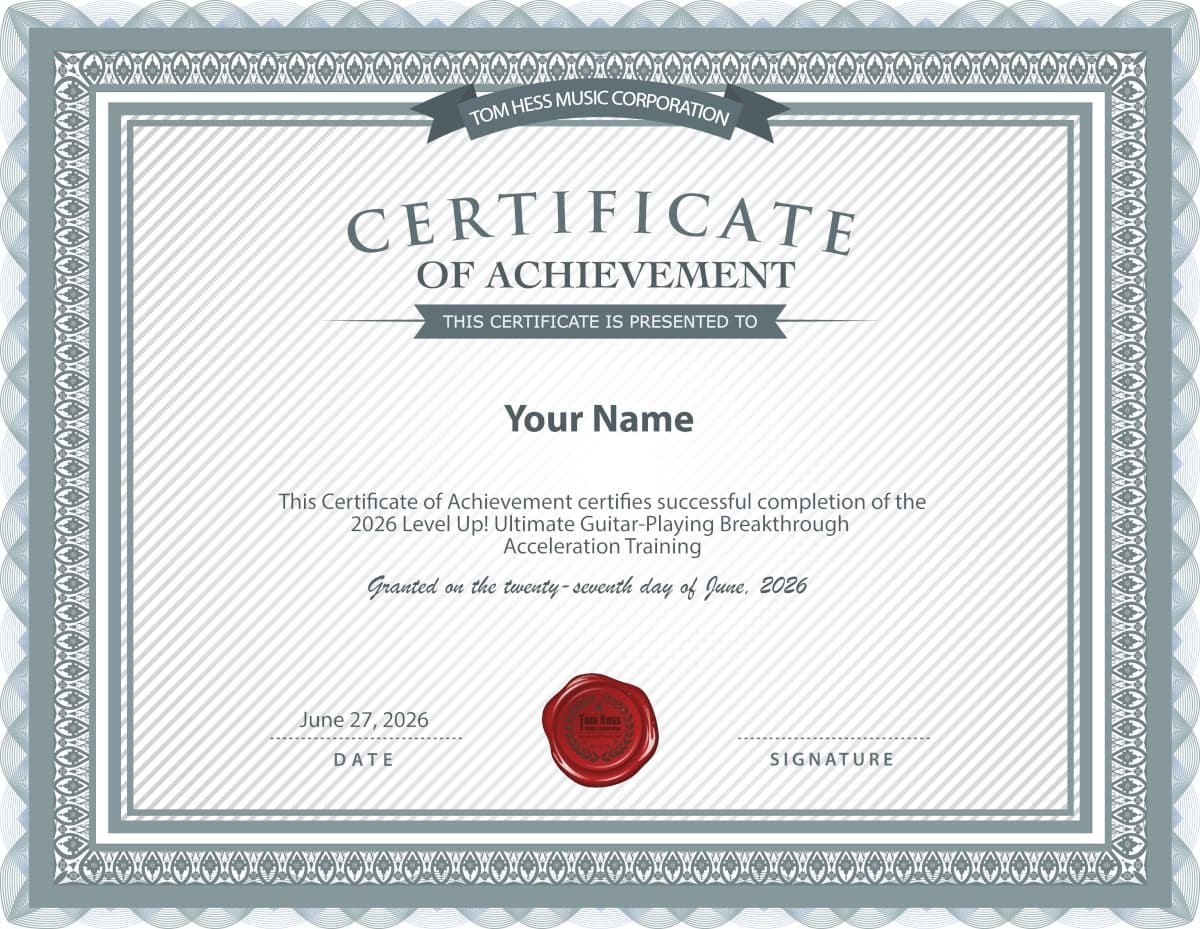 Certificate of Excellence